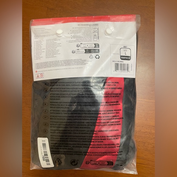 Morph Women's Adult Vampire Bodysuit Vampiress Costume For Woman - Picture 7 of 7